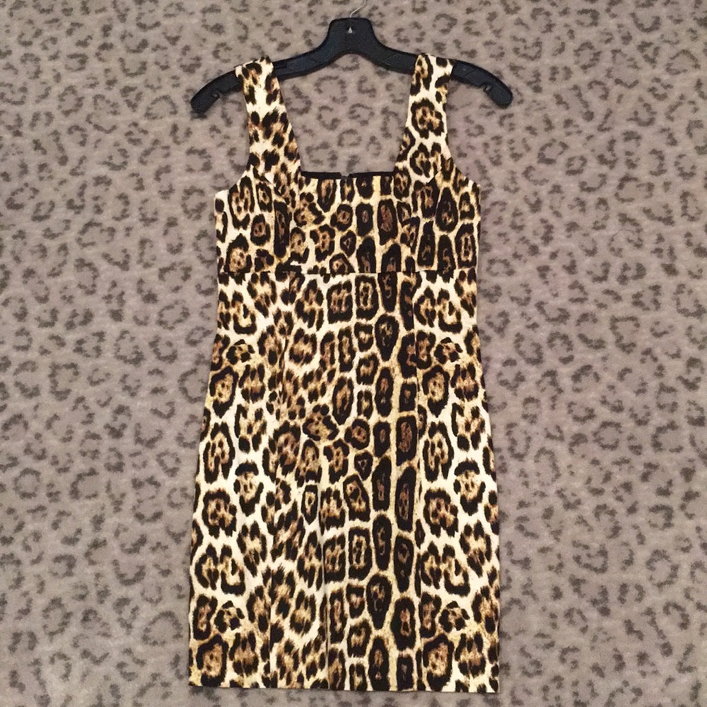 Alice + Olivia Leopard Mini Dress